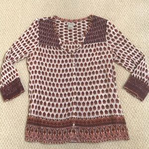 Lucky Brand blouse size M.